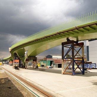 Fietsbrug Graaf Graaf Alardsingel